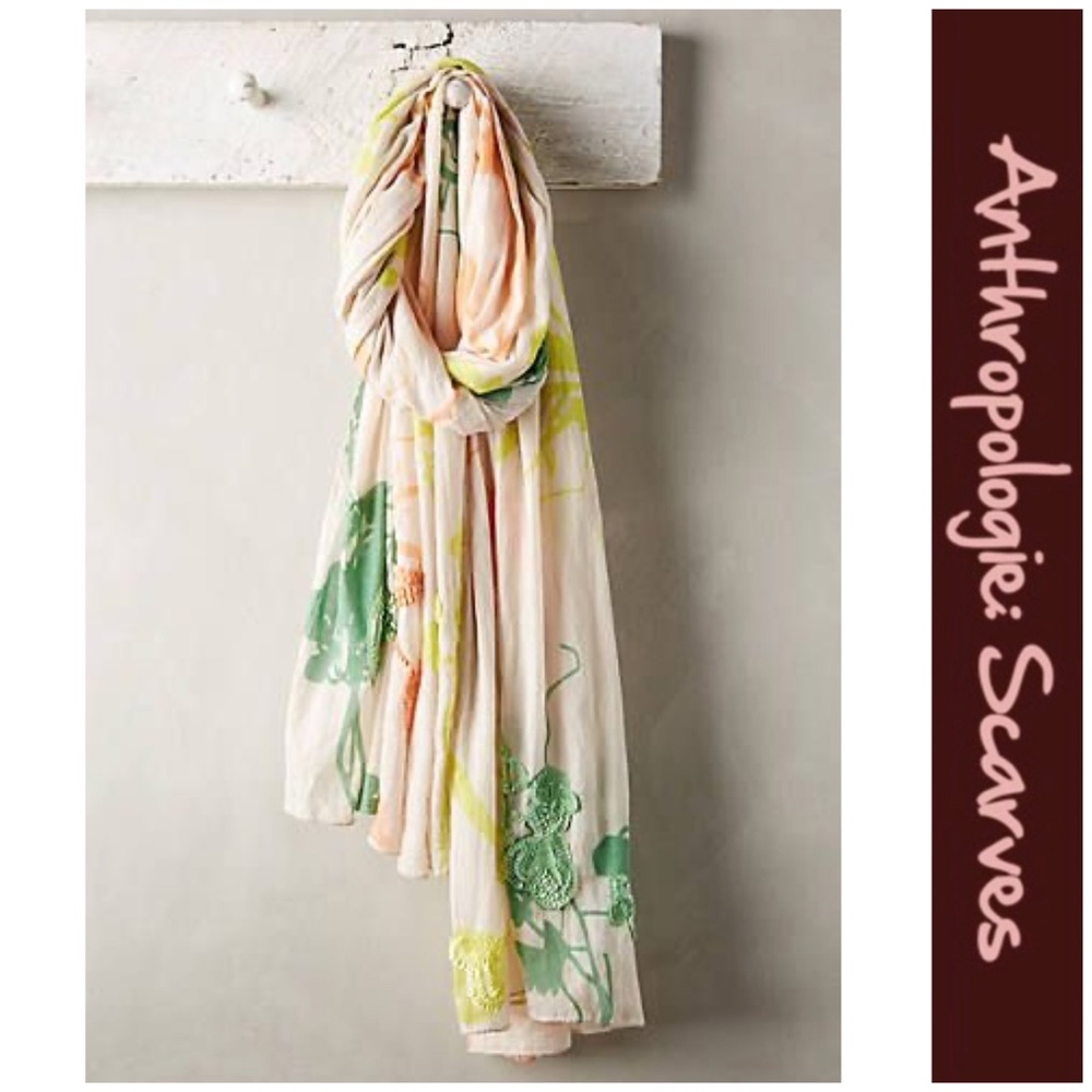 Anthro “Sequined Petal Scarf” by Hoss Intropia